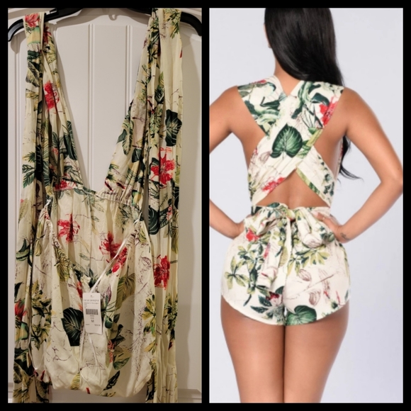 🆕️Fashion Nova welcome to the jungle romper - Picture 4 of 6